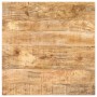 Quadratischer Bistrotisch raues Mangoholz 70x70x75 cm von vidaXL, Küchen- und Esstische - Ref: Foro24-320266, Preis: 189,76 €...