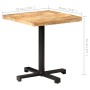 Quadratischer Bistrotisch raues Mangoholz 70x70x75 cm von vidaXL, Küchen- und Esstische - Ref: Foro24-320266, Preis: 189,76 €...
