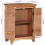 Solid acacia and recycled wood sideboard 55x33x75 cm by vidaXL, Sideboards - Ref: Foro24-351601, Price: 190,91 €, Discount: %
