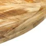 Solid untreated mango wood dining table Ø150x76 cm by vidaXL, Kitchen and dining tables - Ref: Foro24-351710, Price: 476,22 €...
