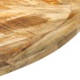 Solid untreated mango wood dining table Ø150x76 cm by vidaXL, Kitchen and dining tables - Ref: Foro24-351710, Price: 487,25 €...