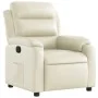 Cream synthetic leather recliner. by vidaXL, Armchairs - Ref: Foro24-373487, Price: 221,25 €, Discount: %