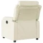 Cream synthetic leather recliner. by vidaXL, Armchairs - Ref: Foro24-373487, Price: 221,25 €, Discount: %