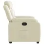 Cream synthetic leather recliner. by vidaXL, Armchairs - Ref: Foro24-373487, Price: 221,25 €, Discount: %
