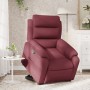 Sillón reclinable elevable tela rojo tinto de vidaXL, Sillones - Ref: Foro24-3204983, Precio: 303,17 €
