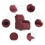 Hubliege Stoff rot rot von vidaXL, Sessel - Ref: Foro24-3204983, Preis: 303,30 €, Rabatt: %