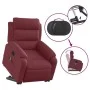 Reclining massage chair with lift in burgundy fabric by vidaXL, Armchairs - Ref: Foro24-3204995, Price: 351,05 €, Discount: %