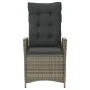 Zwei Garten-Liegestühle und Kissen aus grauem Kunststoff-Rattan. von vidaXL, Gartenstühle - Ref: Foro24-365267, Preis: 277,63...