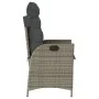 Zwei Garten-Liegestühle und Kissen aus grauem Kunststoff-Rattan. von vidaXL, Gartenstühle - Ref: Foro24-365267, Preis: 277,63...