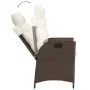 7-piece garden dining set with brown synthetic rattan cushions by vidaXL, Garden sets - Ref: Foro24-3213118, Price: 968,93 €,...