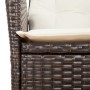 Set comedor de jardín 7 pzas con cojines ratán sintético marrón de vidaXL, Conjuntos de jardín - Ref: Foro24-3213118, Precio:...