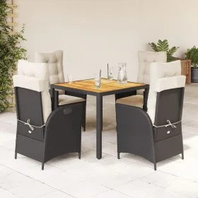 5-piece garden furniture set with black synthetic rattan cushions by vidaXL, Garden sets - Ref: Foro24-3213333, Price: 666,69...