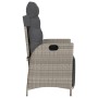 Light gray PE rattan garden reclining armchair with footrest by vidaXL, Garden chairs - Ref: Foro24-365286, Price: 125,02 €, ...