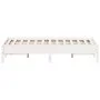 Solid white pine wood bed frame 120x190 cm by vidaXL, Beds and slatted bases - Ref: Foro24-842723, Price: 112,99 €, Discount: %