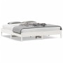 Solid white pine wood bed frame 180x200 cm by vidaXL, Beds and slatted bases - Ref: Foro24-842687, Price: 133,96 €, Discount: %