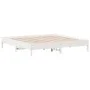 Solid white pine wood bed frame 180x200 cm by vidaXL, Beds and slatted bases - Ref: Foro24-842687, Price: 132,59 €, Discount: %