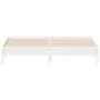 Estructura de cama madera maciza de pino blanco 180x200 cm de vidaXL, Camas y somieres - Ref: Foro24-842687, Precio: 132,57 €...