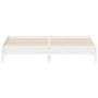 Solid white pine wood bed frame 180x200 cm by vidaXL, Beds and slatted bases - Ref: Foro24-842687, Price: 133,96 €, Discount: %