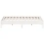 Solid white pine wood bed frame 180x200 cm by vidaXL, Beds and slatted bases - Ref: Foro24-842687, Price: 132,59 €, Discount: %