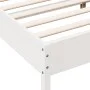 Estructura de cama madera maciza de pino blanco 180x200 cm de vidaXL, Camas y somieres - Ref: Foro24-842687, Precio: 132,57 €...