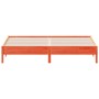 Estructura de cama madera maciza pino marrón cera 120x200 cm de vidaXL, Camas y somieres - Ref: Foro24-842685, Precio: 127,03...