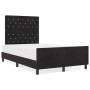 Estructura de cama con cabecera Negro 120 x 200 cm Terciopelo