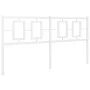 Cabecero de metal blanco 150 cm de vidaXL, Cabeceros y pies de cama - Ref: Foro24-374324, Precio: 42,77 €, Descuento: %