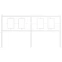 Cabecero de metal blanco 150 cm de vidaXL, Cabeceros y pies de cama - Ref: Foro24-374324, Precio: 42,77 €, Descuento: %