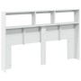 Cabecero de cama con LED blanco 160x17x102 cm de vidaXL, Cabeceros y pies de cama - Ref: Foro24-839203, Precio: 110,33 €, Des...
