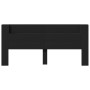 Cabecero de cama con LED negro 220x16,5x103,5 cm de vidaXL, Cabeceros y pies de cama - Ref: Foro24-839274, Precio: 100,12 €, ...