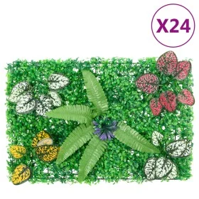   Valla de plantas artificiales 24 uds verde 40x60 cm de vidaXL, Jardín - Ref: Foro24-366639, Precio: 191,33 €, Descuento: %