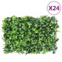   Valla de hojas artificiales 24 uds verde 40x60 cm de vidaXL, Jardín - Ref: Foro24-366645, Precio: 224,96 €, Descuento: %