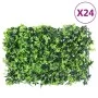   Valla de hojas artificiales 24 uds verde 40x60 cm de vidaXL, Jardín - Ref: Foro24-366645, Precio: 232,32 €, Descuento: %