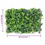   Valla de hojas artificiales 24 uds verde 40x60 cm de vidaXL, Jardín - Ref: Foro24-366645, Precio: 224,96 €, Descuento: %
