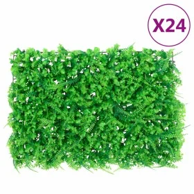   Valla de hojas de helecho artificial 24 uds verde 40x60 cm de vidaXL, Jardín - Ref: Foro24-366647, Precio: 180,77 €, Descue...