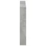Concrete gray bed headboard with LED light 100x17x102 cm by vidaXL, Headboards and footboards - Ref: Foro24-839185, Price: 59...
