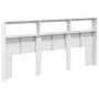 Cabecero de cama con luz LED blanco 200x17x102 cm de vidaXL, Cabeceros y pies de cama - Ref: Foro24-839217, Precio: 124,01 €,...