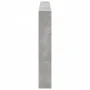 Concrete gray bed headboard with LED light 200x17x102 cm by vidaXL, Headboards and footboards - Ref: Foro24-839220, Price: 10...