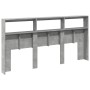 Betongraues Kopfteil mit LED-Licht 200x17x102 cm von vidaXL, Kopf- und Fußteile - Ref: Foro24-839220, Preis: 109,30 €, Rabatt: %