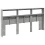 Betongraues Kopfteil mit LED-Licht 200x17x102 cm von vidaXL, Kopf- und Fußteile - Ref: Foro24-839220, Preis: 107,61 €, Rabatt: %
