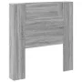 Bed headboard with LED light Sonoma gray 100x16.5x103.5 cm by vidaXL, Headboards and footboards - Ref: Foro24-839236, Price: ...