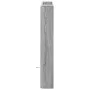 Bettkopfteil mit LED-Licht Sonomagrau 100x16,5x103,5 cm von vidaXL, Kopf- und Fußteile - Ref: Foro24-839236, Preis: 79,61 €, ...