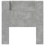 Betongraues Bettkopfteil mit LED-Licht 100 x 16,5 x 103,5 cm von vidaXL, Kopf- und Fußteile - Ref: Foro24-839234, Preis: 71,6...