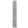 Betongraues Bettkopfteil mit LED-Licht 100 x 16,5 x 103,5 cm von vidaXL, Kopf- und Fußteile - Ref: Foro24-839234, Preis: 71,6...
