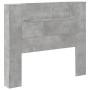 Bettkopfteil in Betongrau mit LED-Licht, 120 x 16,5 x 103,5 cm von vidaXL, Kopf- und Fußteile - Ref: Foro24-839241, Preis: 70...