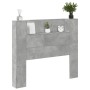 Bettkopfteil in Betongrau mit LED-Licht, 120 x 16,5 x 103,5 cm von vidaXL, Kopf- und Fußteile - Ref: Foro24-839241, Preis: 70...