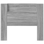 Bettkopfteil mit LED-Licht Sonomagrau 120x16,5x103,5 cm von vidaXL, Kopf- und Fußteile - Ref: Foro24-839243, Preis: 84,75 €, ...