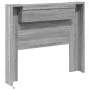 Cabecero de cama con luz LED gris Sonoma 120x16,5x103,5 cm de vidaXL, Cabeceros y pies de cama - Ref: Foro24-839243, Precio: ...