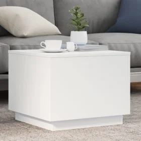 Couchtisch mit weißen LED-Leuchten 50x50x40 cm von vidaXL, Couchtisch - Ref: Foro24-839868, Preis: 50,24 €, Rabatt: %