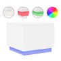 Coffee table with white LED lights 50x50x40 cm by vidaXL, Coffee table - Ref: Foro24-839868, Price: 47,98 €, Discount: %